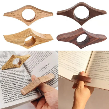 Wooden Thumb Page Holder