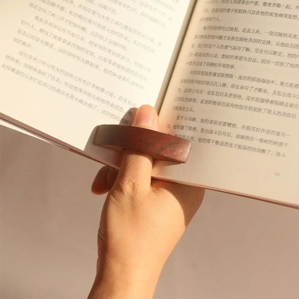 Wooden Thumb Page Holder