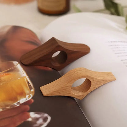 Wooden Thumb Page Holder